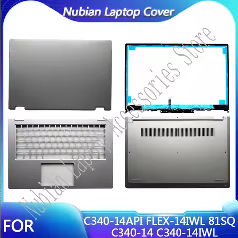 New Laptop For C340-14 C340-14IWL C340-14API FLEX-14IWL 81SQ LCD Back Cover Top Case/Front Bezel/Pal
