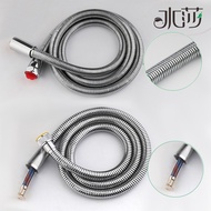 SHUISHA Electroplated Toilet Bidet Spray Shower Head Hose Showerhead Pipe Bathroom Water Tube