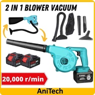 288V Cordless Air Blower Vacuum Blower Cleaner Car Duster Wind Clean Dust Leaf Kuat Angin Sapu Daun Kering Jalan Mesin
