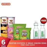 Mister Potato x SMAX Onion Ring (Free 1 Box Komix)