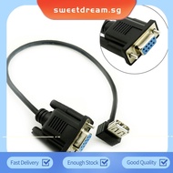 【SWTDRM】R 32 DB9 Female to USB 2.0 Female Serial Cable Adapter Converter 9.8inch 25cm