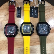 Jam Tangan Pria Halei Strap Rubber Krono Aktif Original 04