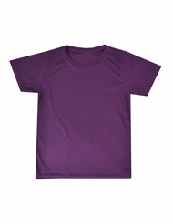 RIGHTWAY Best Selling Student Youth Kids Children kanak Plain Quick Dry Round Neck Microfiber Jersey