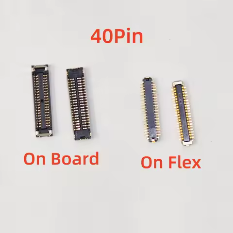 5Pcs 40Pin LCD Display Screen Connector MainBoard FPC For Xiaomi 10T 10Tpro Redmi 9 Note 9 Pro 5G K3