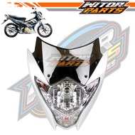 Kedok Lampu Depan Suzuki Satria Fu New Facelift Warna Putih - Headlamp Lampu Depan Satria Fu New Fac