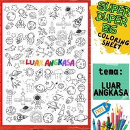 KERTAS MEWARNAI JUMBO Poster Mewarnai Raksasa Ukuran Besar Yukitadraw Murah SERI DOODLE RAKSASA | Ma