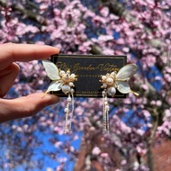 獨家貨品 UV膠2ways蝴蝶耳環 耳環 禮物 手作耳環