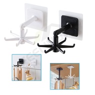 FEELING360° Rotatable Punch-free Adhesive Wall Hooks - Multi-Purpose, Waterproof, Kitchen Organizer 