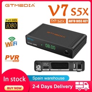 GTMEDIA S5X V7 1080P Full HD DVB S2เครื่องรับสัญญาณดาวเทียม GT MEDIA V7 V7S DVB S2X รองรับ DVB-S2 Wi