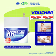 Combo 2 bịch Khăn vải mềm cho mẹ và bé KRCLEAN khăn lau đa năng thấm hút tốt vải không dệt