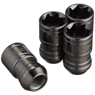 KYO-EI (Kyoei Industry) MONOLITH T1/07 M14 x P1.5 4-Piece Glorious Black MN04GK-4P