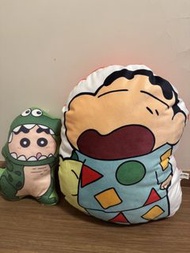 蠟筆小新 恐龍 睡衣 公仔