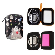 Cute Totoro Mobile Phone Charger Protection Portable 3C Storage Bag