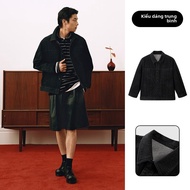 GXG | Áo Khoác Jeans Vintage Thêu