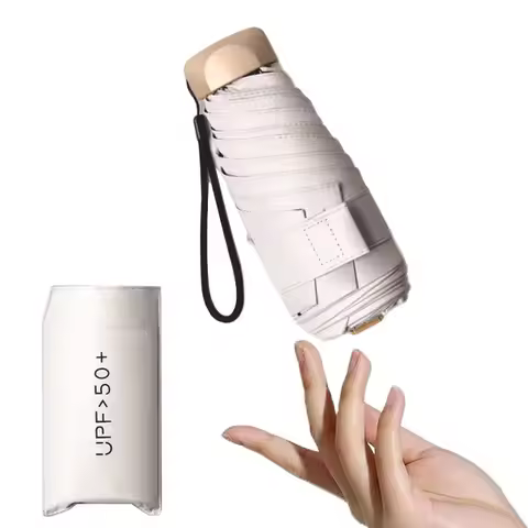 Mini Sunumbrella pocket Umbrella folding UV protection sunshade pocket umbrella Capsule umbrella