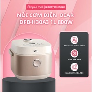 Bear DFB-H30A3 1L Rice Cooker, 800W, 6-Layer Non-Stick Pot, Timer Heating,