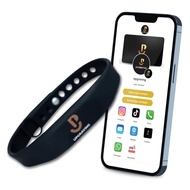 Smart Bracelet, Effortless Contact Sharing| Adjustable Silicone Rope Wristband| Innovative connectiv