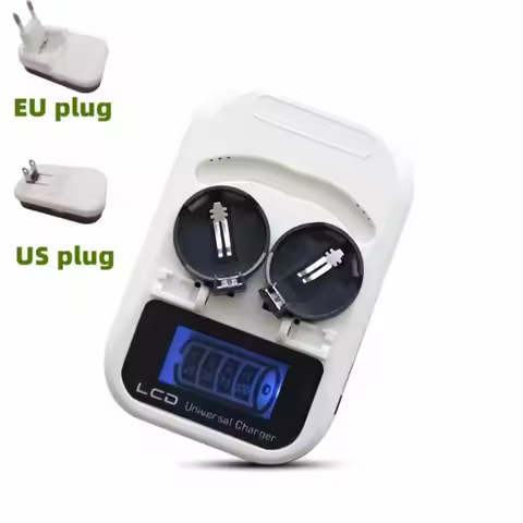 Lithium Coin Button Battery Charger for Rechargeable Lithium Button Batteries LIR2016 2025 2032 ML20