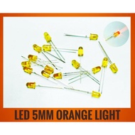 [50 PCS PACK] LED 5MM ORANGE LIGHT