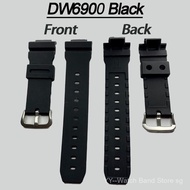 Premium Shockproof Silicone Watch Strap, Soft Rubber Band for DW5600 DW6900 DW9052 GA110 Digital Dis