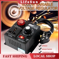 [LOCAL LIFE] AC 220V 4000W SCR Voltage Regulator Dimmers Motor Speed Controller Thermostat Electroni