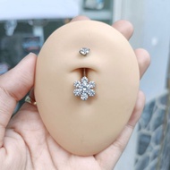 ASTM F136 Titanium flower navel piercing