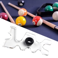 [MR] Billiard Cue Head Holder Pool Snooker Cue Rest Bridge Transparent Holder❀
