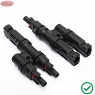 XUESHAN 1 Pair T Branch Connector, 6000V Test Voltage Three-way  String Splitter,  Connectors IP67 W