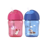 READY STOCK！Philips Avent 9oz/12oz Straw Cup Philips Avent Drinking Cup Botol Minum Air Avent Philip