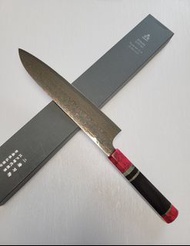 🇯🇵二唐【有色青鋼 和牛刀 240mm 💓 黑檀紅松石 三銀卷 💓】日本高級廚刀 二唐刃物鍛造所 Nigara Hamono