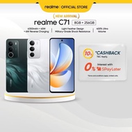 Realme  C71 (8+256GB) | 6300mAh + 45W + 6W Reverse Charging | 400% Ultra Volume