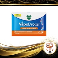 【 Preferred +】VICKS VAPODROPS ORANGE LOZENGES 6'S