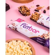 Flimbar Sna Diet Bpom Halal 1 Box Contains 12 Sachets Bar Fitbar Chocolate Flavor Low Calorie Low Sugar Free