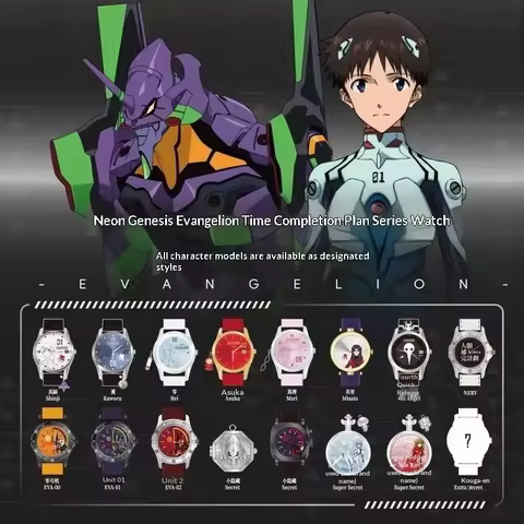 New Original Boxfun Eva Evangelion The Final Mission Series Wrist Watch Blind Box Asuka Anime Periph