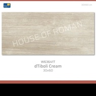 Roman Keramik Dinding W63641T dTiboli Cream 30x60 grade 2