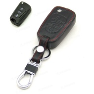 Leather Case Cover Fit For Hyundai I20 I30 I35 iX20 iX35 Accent 3 Buttons Flip Folding Key I20 I30 I
