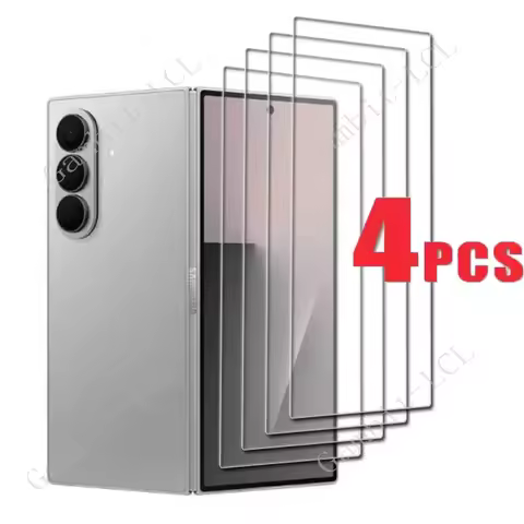 4PCS Tempered Glass For Samsung Galaxy Z Fold 7 Protective Film ON GalaxyZFold7 Fold7 Screen Protect
