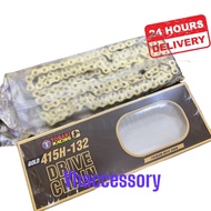 415x132 Rantai emas(chain gold) tambah tebal std motor rs150/y15/lc135/TOBAKI motorcycle chain