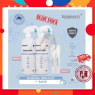 Blossom+ Twin Pack 【15ml Pen Clip Spray + 500ml Blossom Plus】QAC Sanitiser Non-Alchohol Sanitizer Kill 99.9% Germs