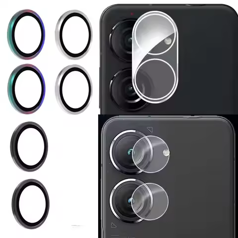Tempered Glass Lens Protector for Asus Zenfone 10 9 Camera Cover Colorful Metal Transparent Anti Bre