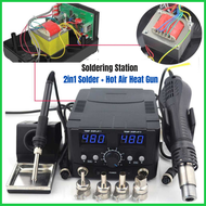 COD Mypovos Soldering Station 2in1 Solder + Hot Air Heat Gun 750W / hot air gun pemanas mailtank st
