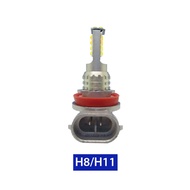 [Perodua/Proton] 1PC 30LED Car Fog Light LED H3 H7 H8 H11 9005 HB3 9006 HB4 P13W Dual Color White Ye