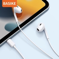 Basike หูฟัง iphone หูฟังไอโฟน  หูฟัง Lightning หูฟังไอโฟนแท้ หูฟังเบสหนักๆ for iPhone13/13 pro/12/1