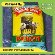 Benih Padi Ciherang Premium 5kg Bersertifikat Padi Unggul Bibit Padi