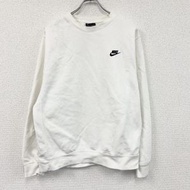 古著耐吉運動衫/白色，L碼，附刺繡Swoosh標誌