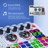 Bonkyo F999 Soundcard White + Mic M996+ Headset Headphone 6 Modes Rgb Led Wireless Bluetooth-Compati