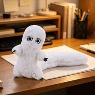 35cm/13.77in Brushbuddy Plush Witch Hat Atelier Plush Toy White Worms Stuffed Animals Plushies Decor