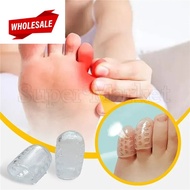 (BC)  Soft Breathable Toe Tube Corns Blisters Protector / Silicone toe protector / Prevents Blisters