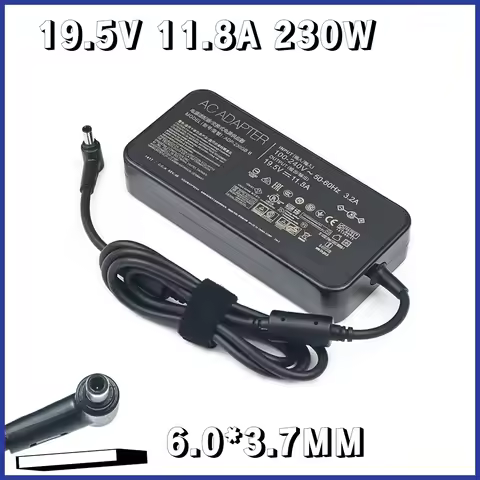Laptop Adapter 19.5V 11.8A 230W 6.0*3.7mm ADP-230GB B AC Power Charger For ASUS ROG Strix G531GV-DB7