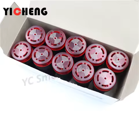 10Pcs red green yellow LED flash alarm indicator light signal lamp Flash buzzer DC 12V 24V AC 110V 2